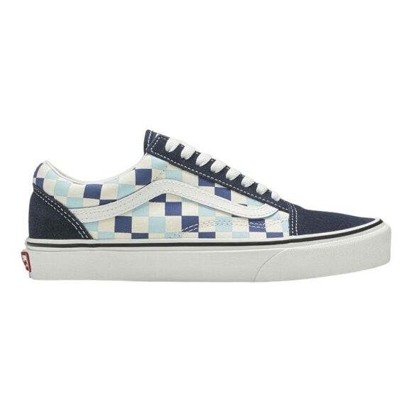 Vans Shoes - Vans Old Skool 'Blue Topaz Checkerboard' sneakers size 7M/8.5W